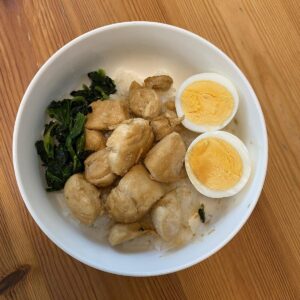 ささみで焼き鳥丼♪