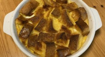 バナナの次にすぐ消費期限きれる「食パン消費レシピ」簡単パンプディング♪