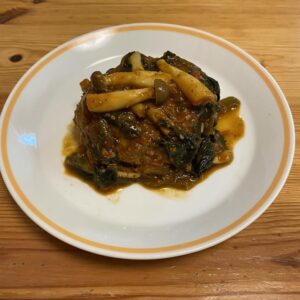 ケチャップの代用でアレンジ！！トマトハンバーグ♬