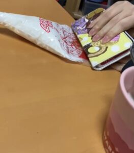 生クリームココアの続き・・・信じられない（笑）