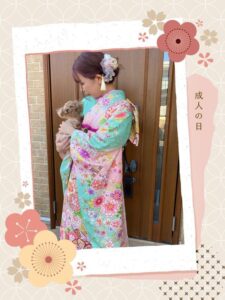 今日は娘の成人式！20年てあっという間だなぁ～♪