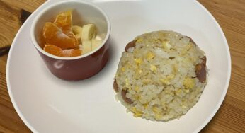 今日の朝ごはん！香味ペーストでチャーハン♪