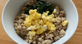 味噌そぼろ丼♪そぼろを多めに作って冷凍保存して作り置き♪
