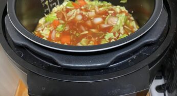 【クッキングプロ圧力鍋】簡単ミネストローネ!余ったら次の日はリゾットに!