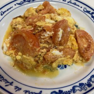 卵＆トマト炒め！あと１品の副菜にいいね！