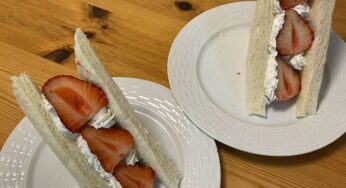 生クリームイチゴサンド！娘に頼んだ苺の消費方法（笑）