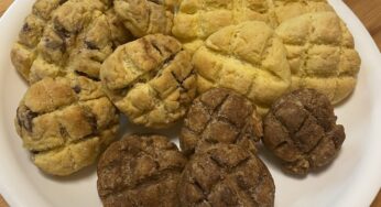 ホットケーキミックスで作るおやつは超簡単なんちゃってメロンパン♪