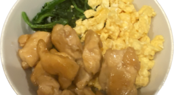 ささみでヘルシー!三色丼レシピとフォークで筋とりに挑戦!