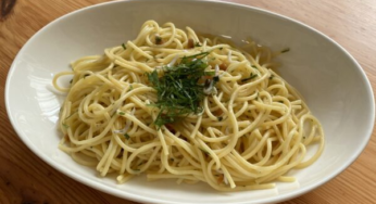 超簡単しらすと梅しそさっぱりパスタ！