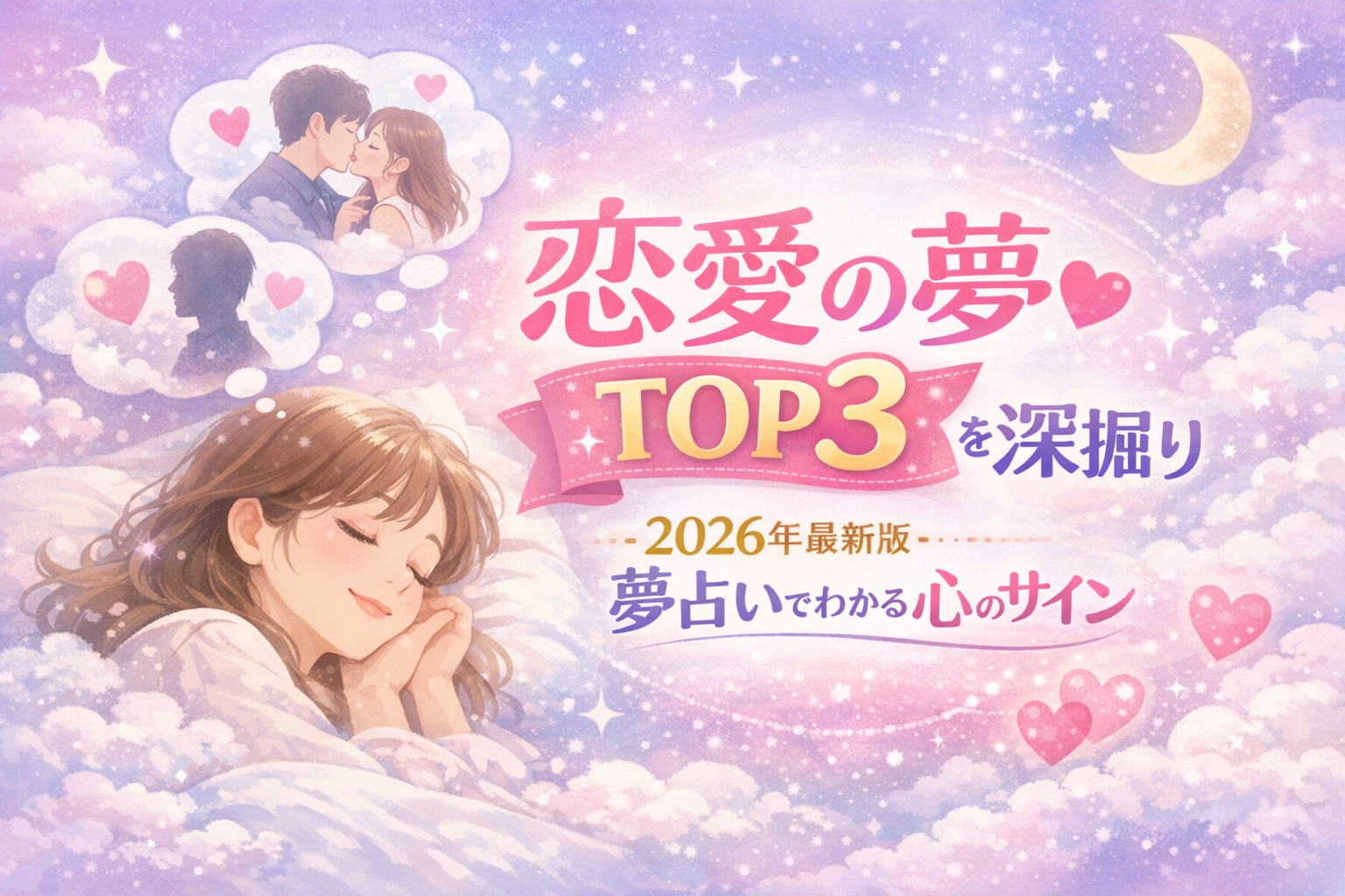 恋愛の夢トップ3を深掘り｜2026年版・今の心がわかる夢占い
